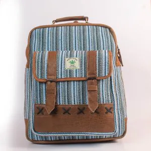Pouchful Hemp & Cotton 17 inch Laptop Bag (Multicoloured)