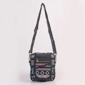 Hemp House All Natural Hemp Sling Bag with Button/Zip Pocket