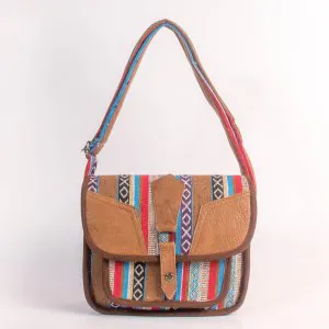Hemp House All Natural Hemp Sling Bag Button & Zip Pocket